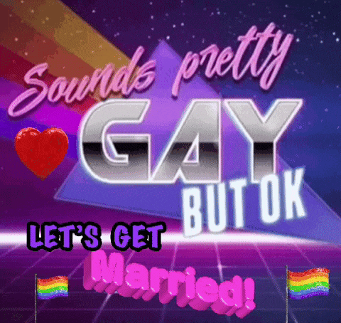 a poster that says sounds pretty gay but ok