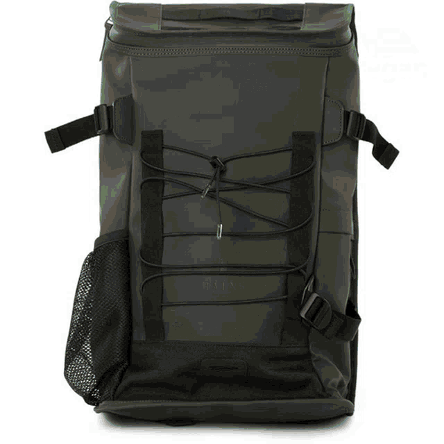 the back of a colorful backpack with the word wave on it