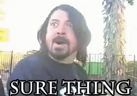 Sure Thing GIF - Sure Thing Dave Grohl GIFs