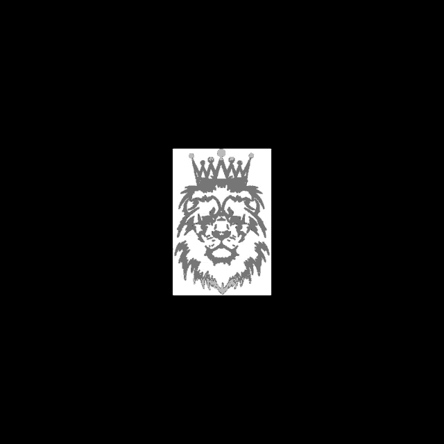 a logo for king cafe hookah with a crown on top