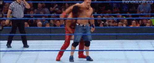 Shinsuke Nakamura John Cena GIF - Shinsuke Nakamura John Cena Wwe GIFs