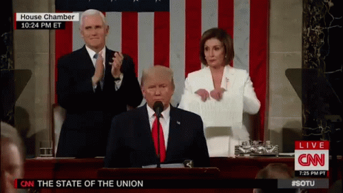 Pelosi State Of The Union GIF - Pelosi State Of The Union Angry GIFs