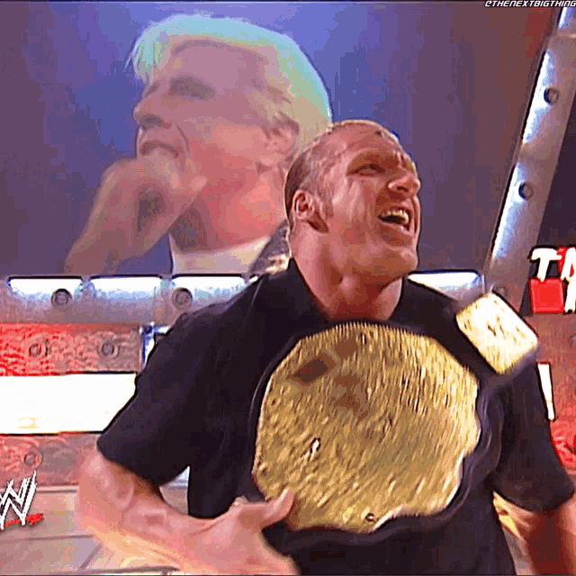 Triple H World Heavyweight Champion GIF - Triple H World Heavyweight Champion 2002 GIFs