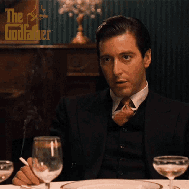 Stare Michael Corleone GIF - Stare Michael Corleone Al Pacino GIFs