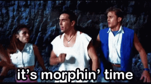 Morphin Time Mighty Morphin Power Rangers The Movie GIF
