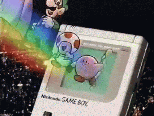 Nintendo GIF - Nintendo Rainbow Coming Out GIFs