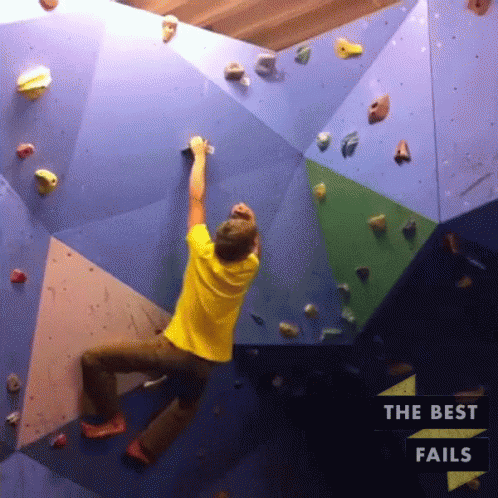 Rock Climbing Fail GIF - Best Fails Best Fail Gifs Rock Climbing GIFs