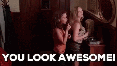You Look Awesome Mean Girls GIF - You Look Awesome Mean Girls Shocked GIFs