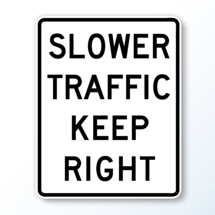 Slow Ass Drivers Road Signs GIF