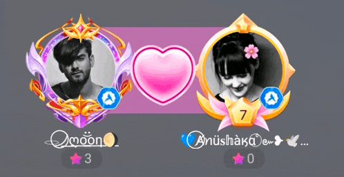 a picture of a man and a picture of a girl with the name anushka on the bottom right