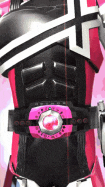 a close up of a decade belt on a person
