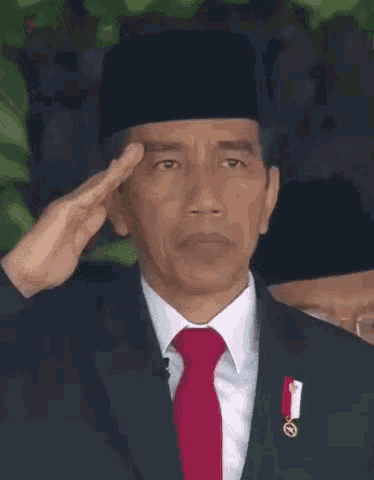 Jokowi Hormat GIF - Jokowi Hormat Siap GIFs