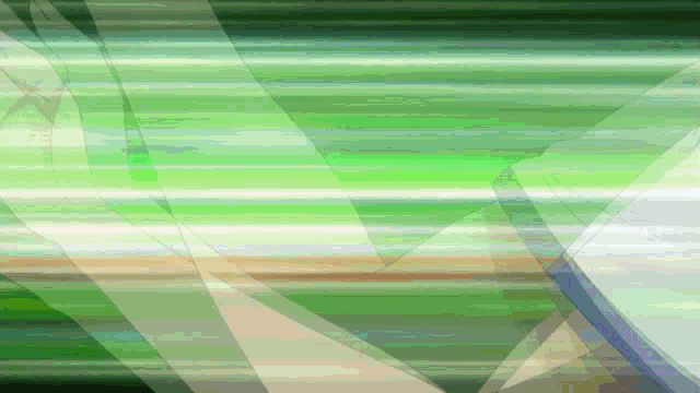 a green background with a few lines of light