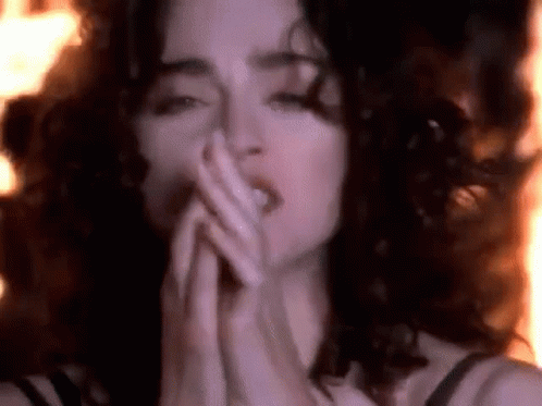 Madonna Madonna Burning GIF - Madonna Madonna Burning Cross Burning GIFs