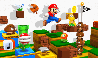 a cartoon of mario and his friends in a game