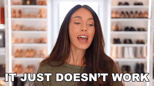 It Just Doesn'T Work Shea Whitney GIF - It Just Doesn'T Work Shea Whitney It Will Never Work GIFs