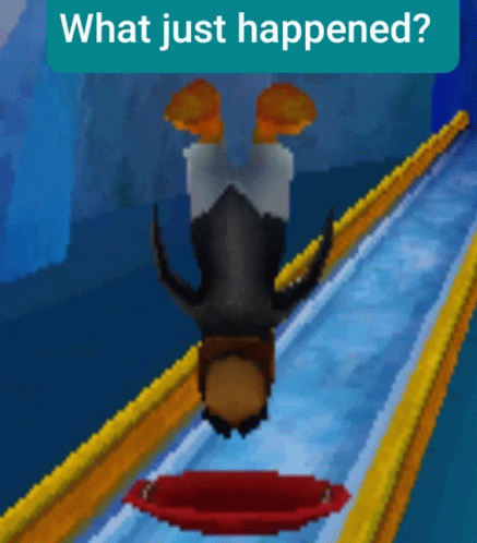 Polar Bowler Penguin GIF - Polar Bowler Penguin What Just Happened GIFs