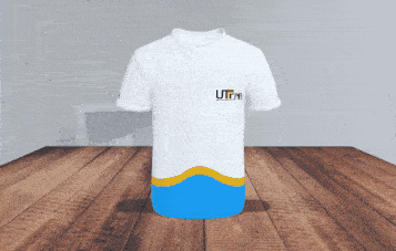 a white t-shirt with the word utfpb on it