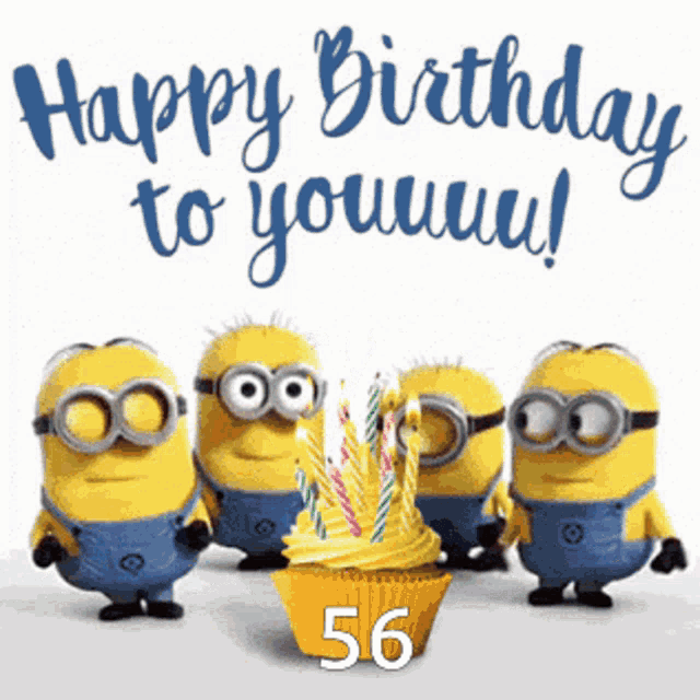 Minions Happy Birthday To You GIF - Minions Happy Birthday To You Singing GIFs
