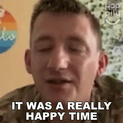 It Was A Really Happy Time Happily GIF - It Was A Really Happy Time Happily It Was A Really Happy Day GIFs