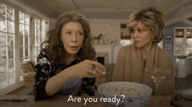 Grace And Frankie Are You Ready GIF - Grace And Frankie Are You Ready Im Ready GIFs