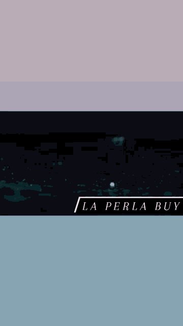 a picture of a pearl with the words " la perla buy " below it