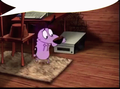 Courage The Cowardly Dog Text Box GIF - Courage The Cowardly Dog Text Box GIFs