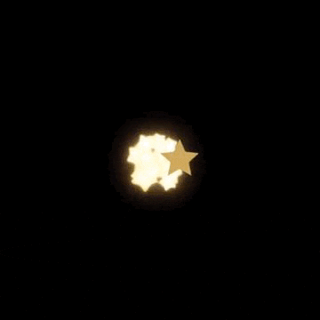 the word fat is surrounded by stars on a black background