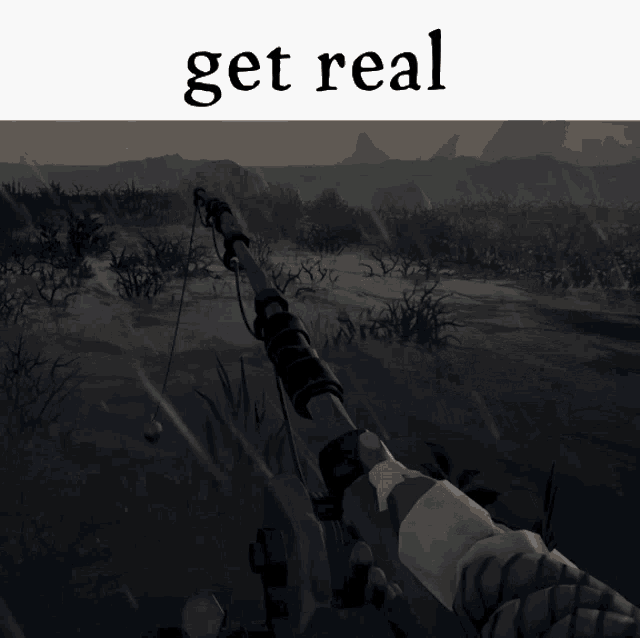 a screenshot of a video game with the words get real on the bottom