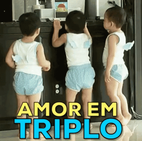 Quero Trigêmeos / Amor Em Triplo / Bebês GIF - Triplets Baby Babies GIFs