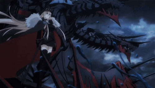 a cartoon of a woman being attacked by a large dragon