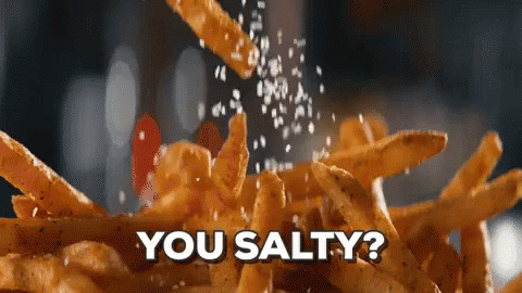 You Salty GIF - You Salty French Fries GIFs