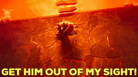Mario Movie Bowser GIF - Mario Movie Bowser Get Him Out Of My Sight GIFs