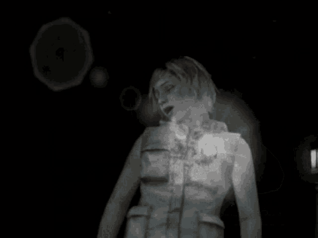 a woman in a video game says " don 't you think blondes have more fun "