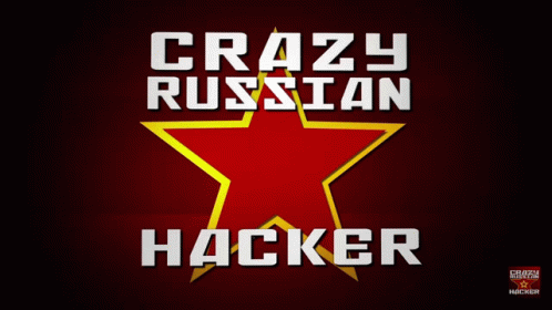 Crazy Russian Hacker Logo GIF - Crazy Russian Hacker Logo Star GIFs
