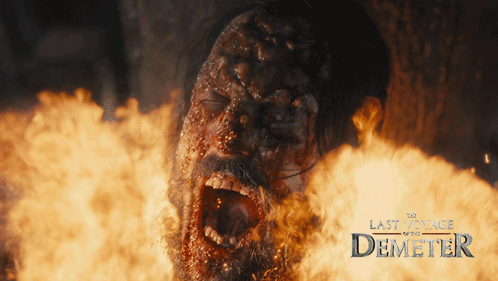 Burning Alive The Last Voyage Of The Demeter GIF - Burning Alive The Last Voyage Of The Demeter In Flames GIFs