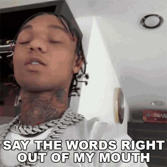 Say The Words Right Out Of My Mouth Swae Lee GIF - Say The Words Right Out Of My Mouth Swae Lee You Just Said What I Wanna Say GIFs