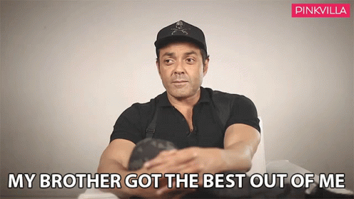 My Brother Got The Best Out Of Me Bobby Deol GIF - My Brother Got The Best Out Of Me Bobby Deol Pinkvilla GIFs
