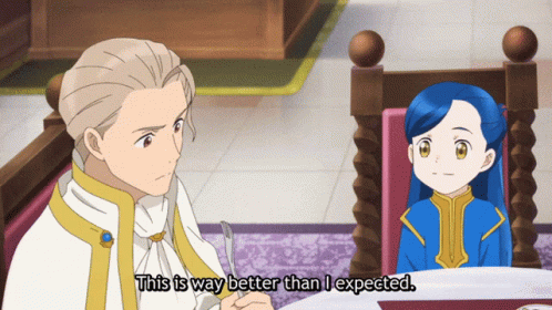 Ascendance Of A Bookworm Better Than Expected GIF - Ascendance Of A Bookworm Better Than Expected This Is Good GIFs