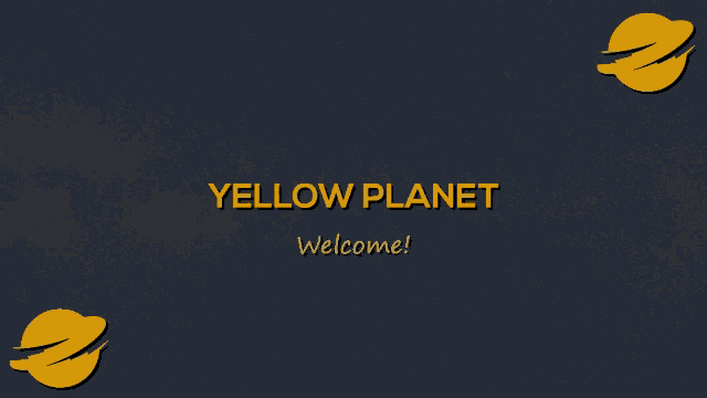 Yellow Planet A Server For Everyone GIF - Yellow Planet A Server For Everyone We Hope You Enjoy Your Stay GIFs