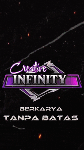 a green background with the words creative infinity