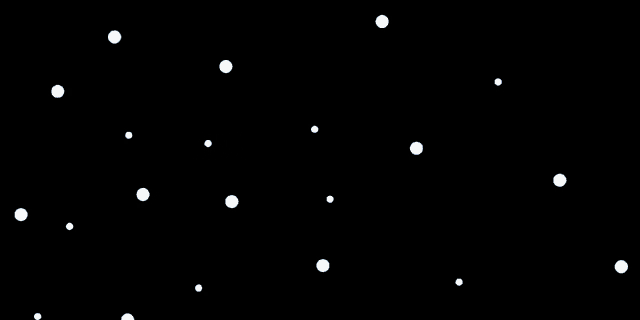 a black background with white dots and the words comunidad among us on it