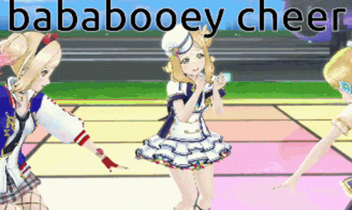 Bababooey Cheer GIF - Bababooey Cheer Eli Ayase GIFs