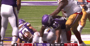 a football game is being broadcast on cbs
