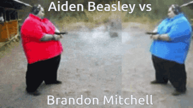 aiden beasley and brandon mitchell are standing next to each other