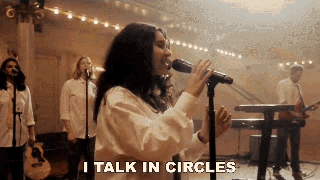 I Talk In Circles Alessia Cara GIF - I Talk In Circles Alessia Cara Girl Next Door Song GIFs
