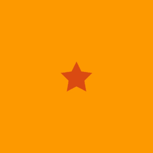 a yellow background with red stars on it