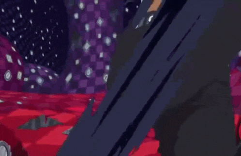 a close up of a cartoon character with a huge smile on his face