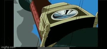 a screenshot of a cartoon showing a clock that says ' imgflip.com ' on it