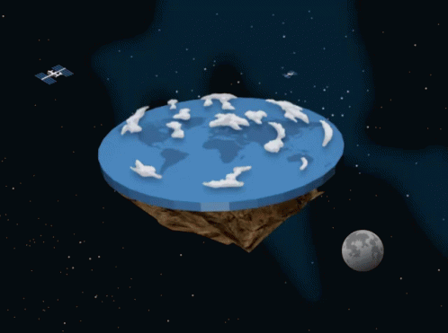 Flat Earth Animation GIF